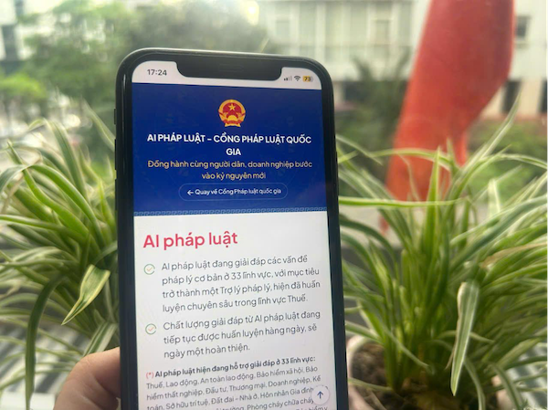 Phát huy hiệu quả AI pháp luật qua Cổng Pháp luật quốc gia